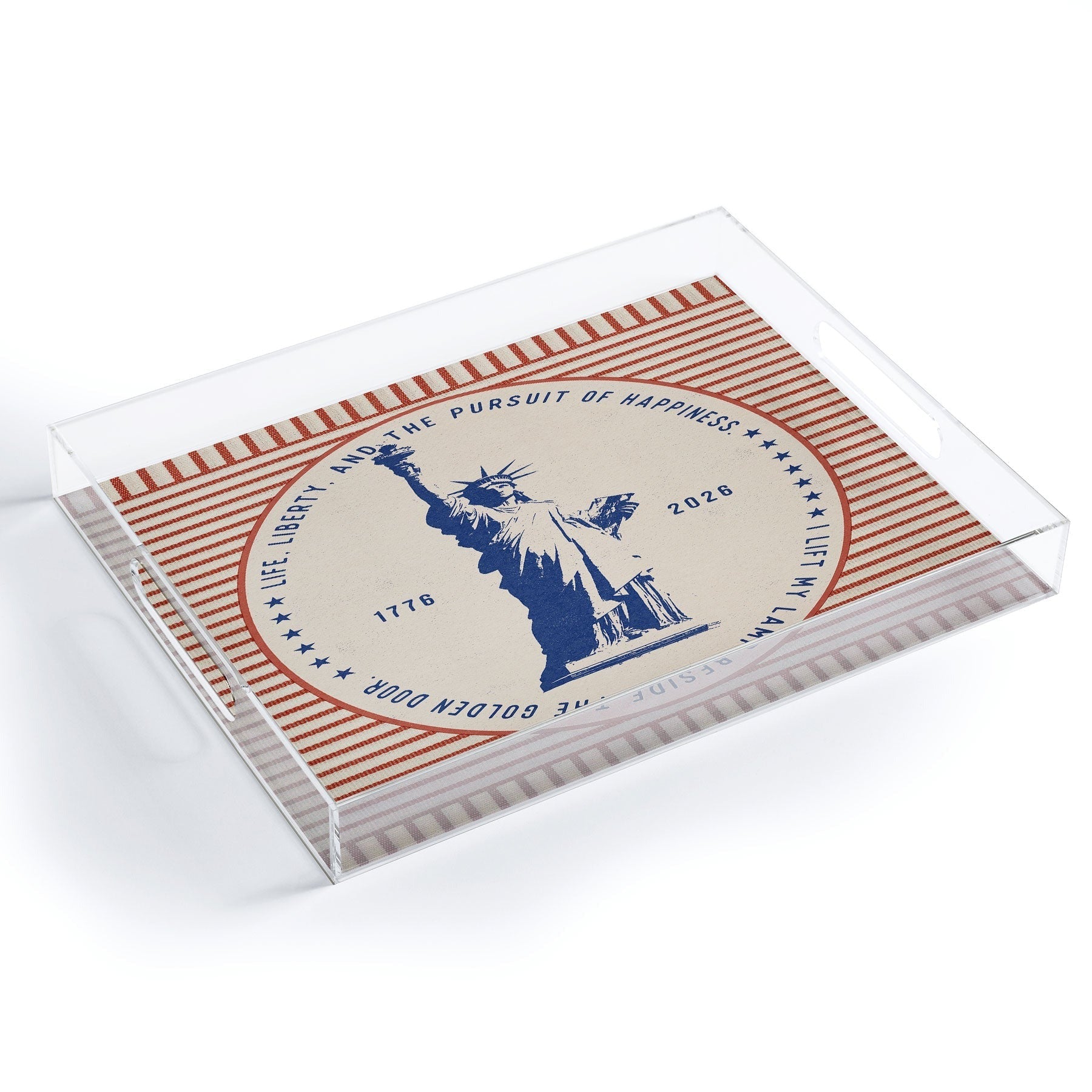 DENY Designs Life Liberty Acrylic Tray