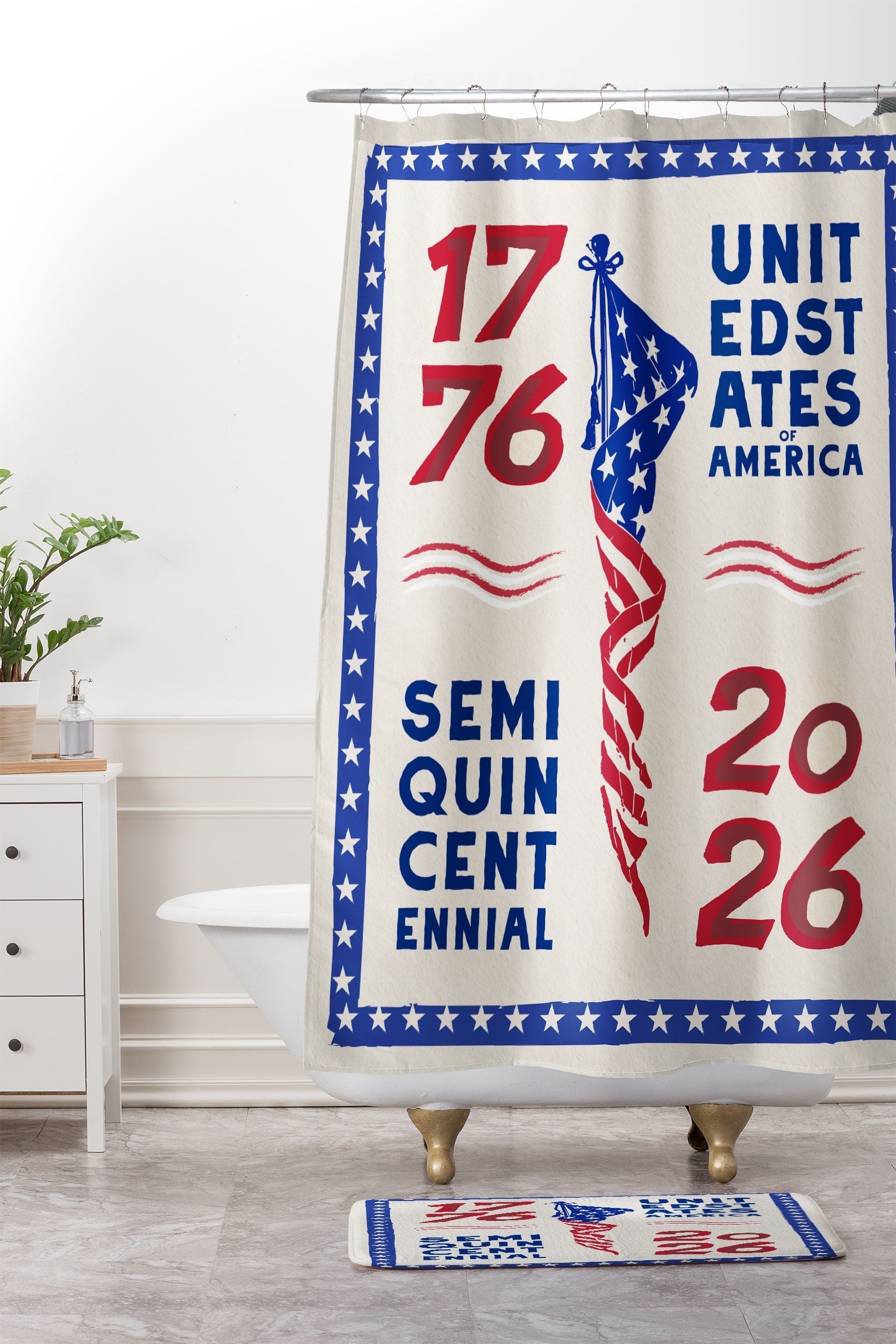 DENY Designs Retro 76 26 Memory Foam Bath Mat