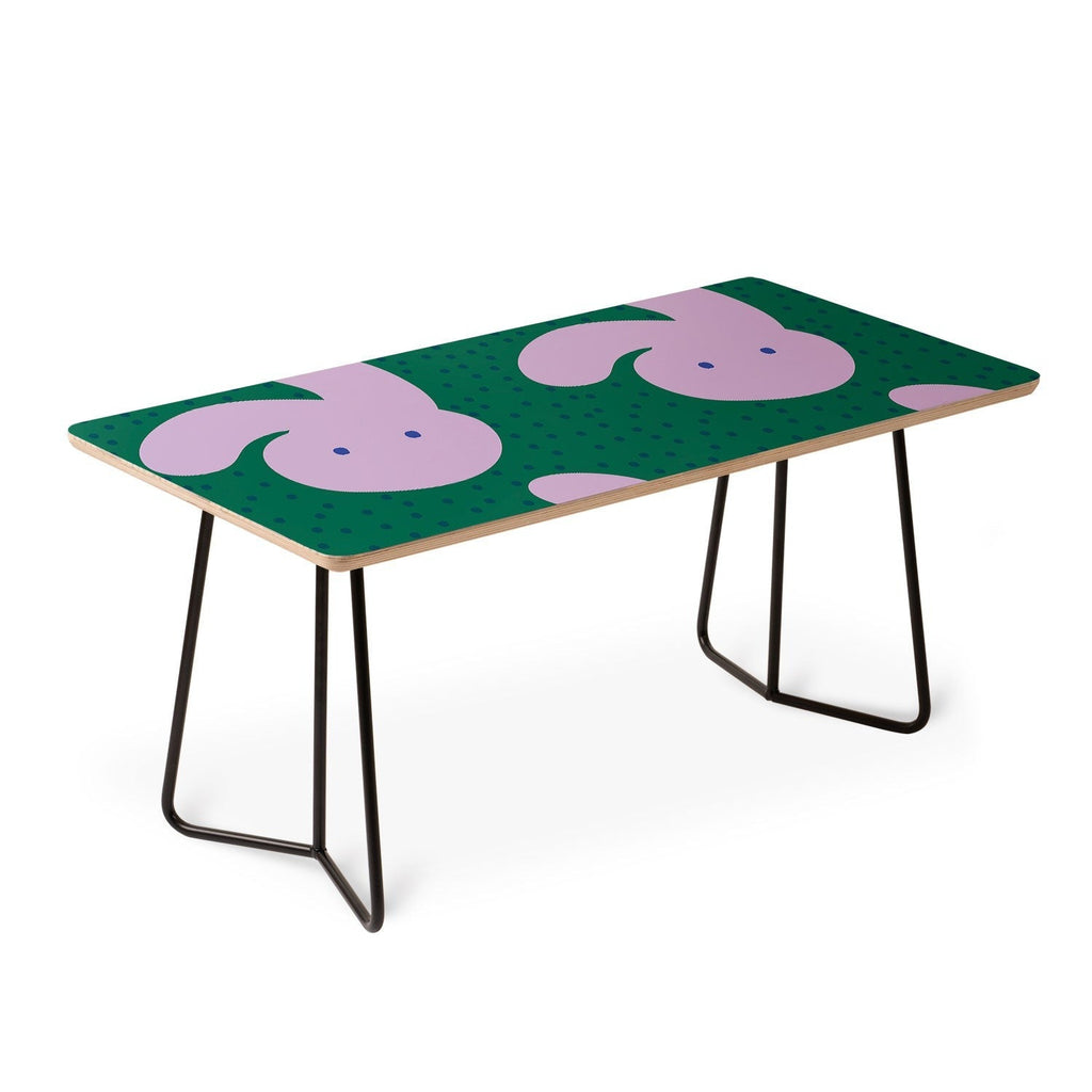 Camilla Foss Pebbles and Rabbit Coffee Table