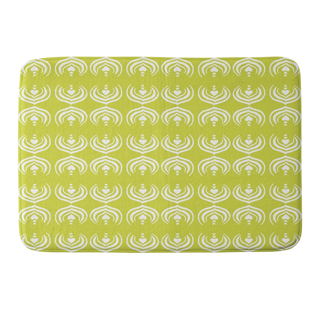 Design by Spark Matcha Latte Art Memory Foam Bath Mat