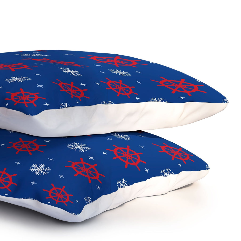 Design by Spark Holiday Helms and Snowflakes Pillow Shams