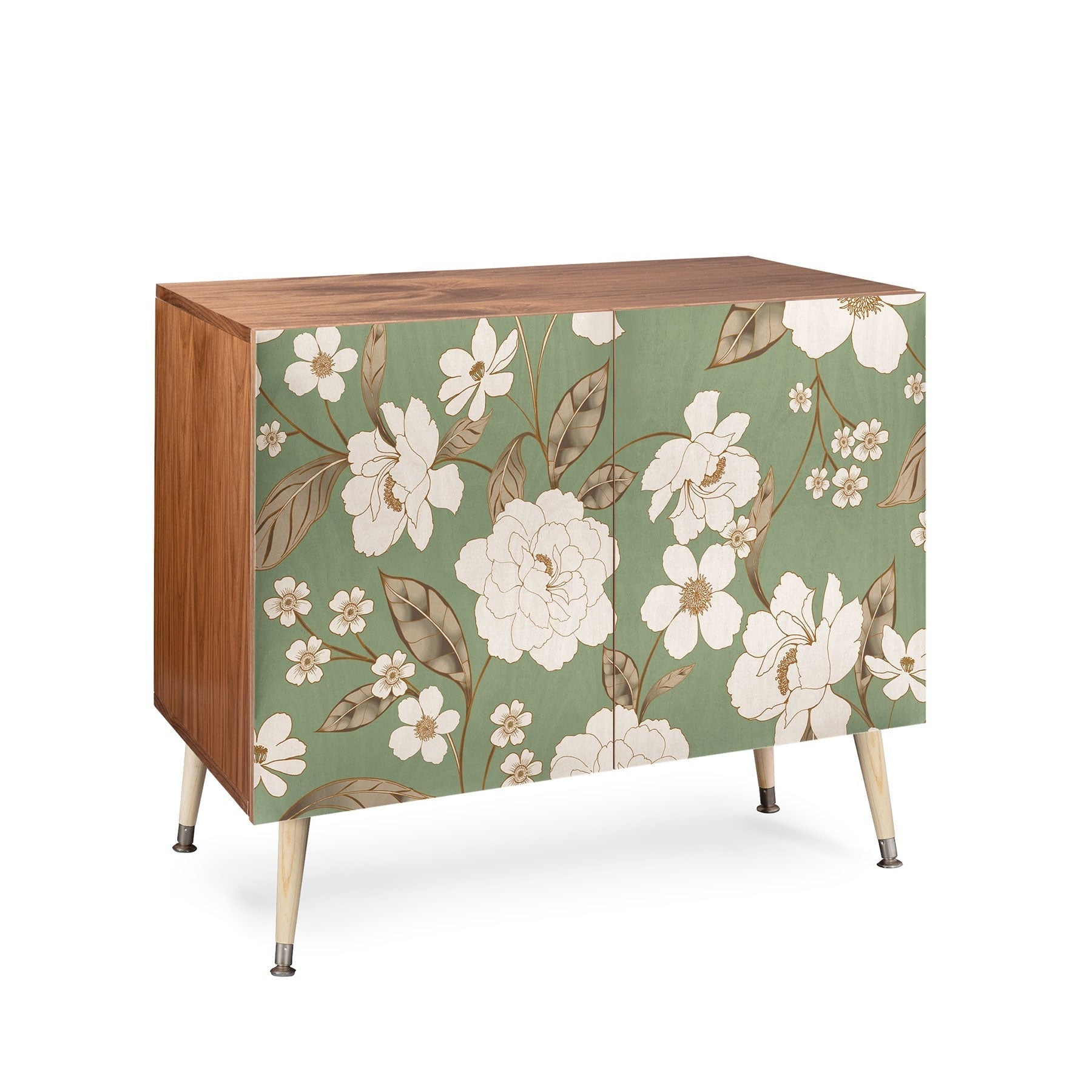 Gabriela Fuente Olive Floral Roberta Credenza