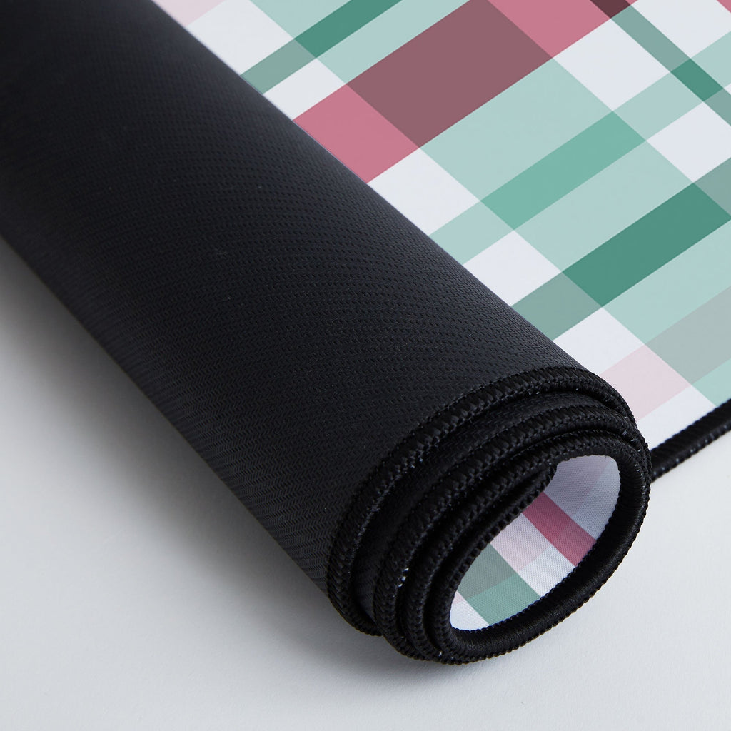 Lisa Argyropoulos Merry Vintage Plaid Desk Mat