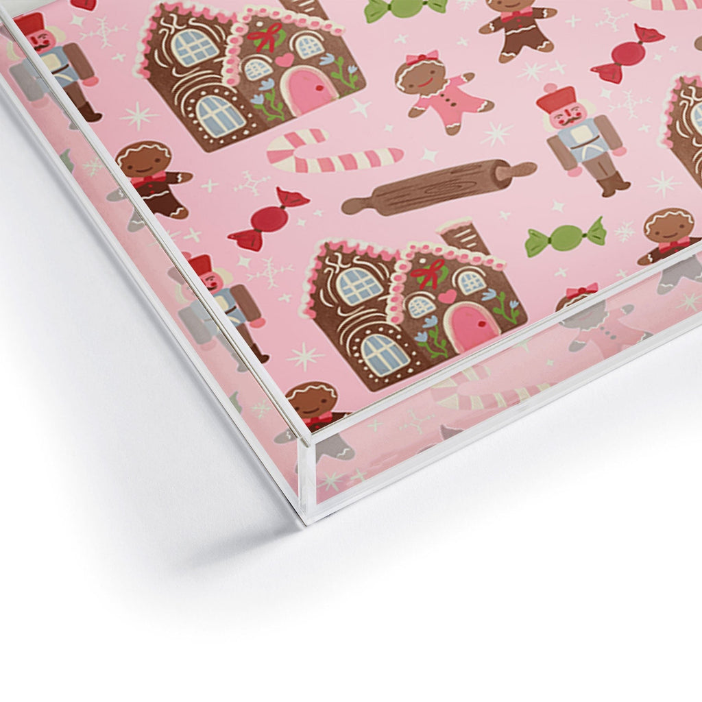carriecantwell Sweet Christmas Holidays Acrylic Tray