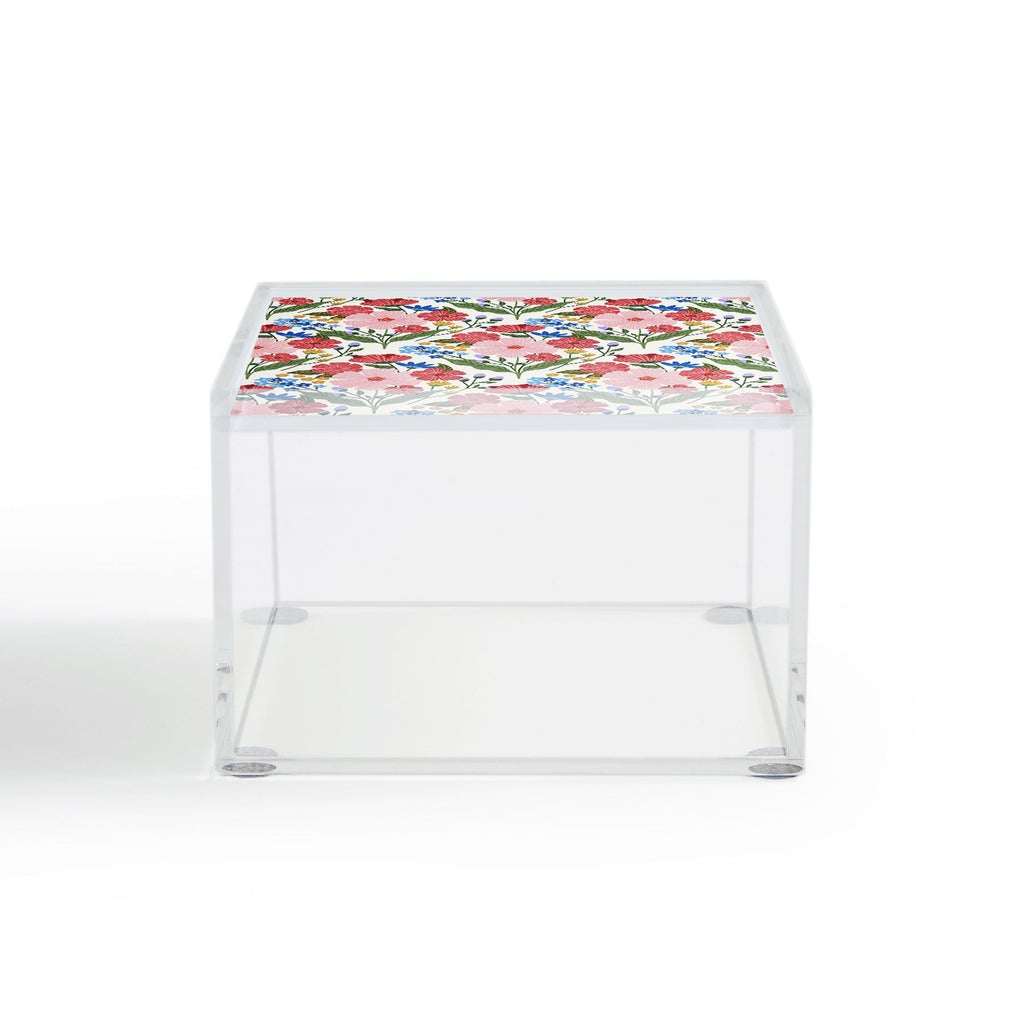 Design by Spark Wild Bloom Flowers Acrylic Box