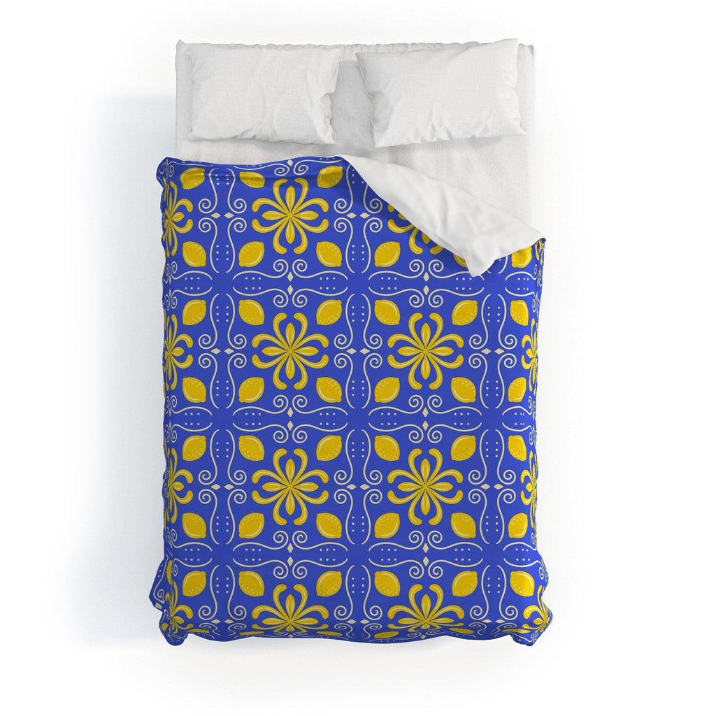 Design by Spark Dolce Vita Lemon Tile Duvet Cover