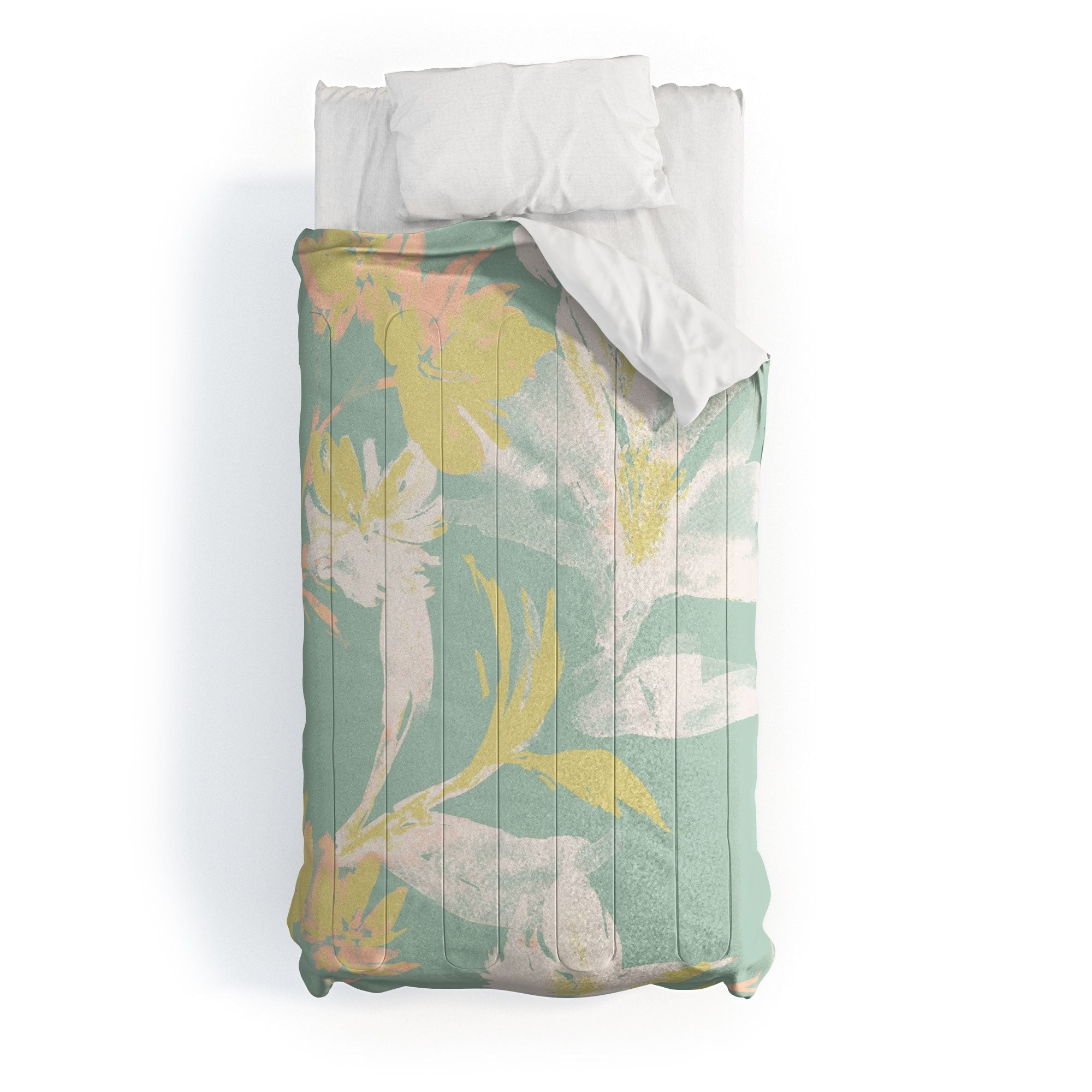 Gabriela Fuente Emma Floral Mint Comforter