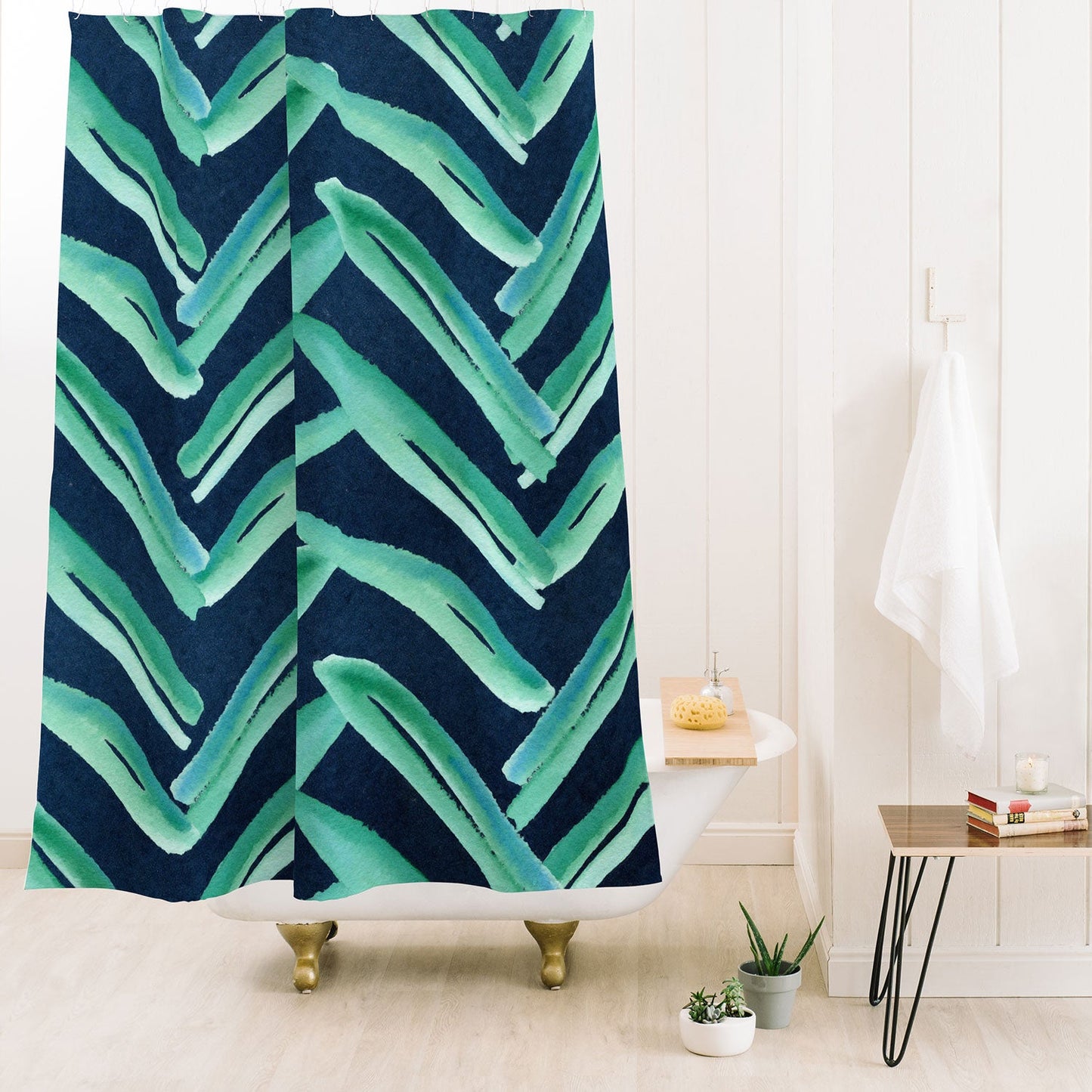 Social Proper Palm Reading Shower Curtain