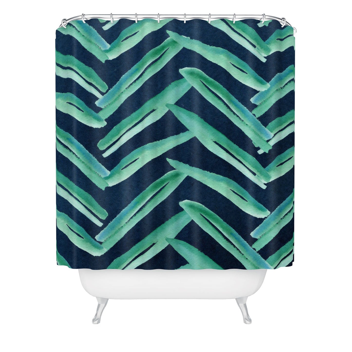 Social Proper Palm Reading Shower Curtain