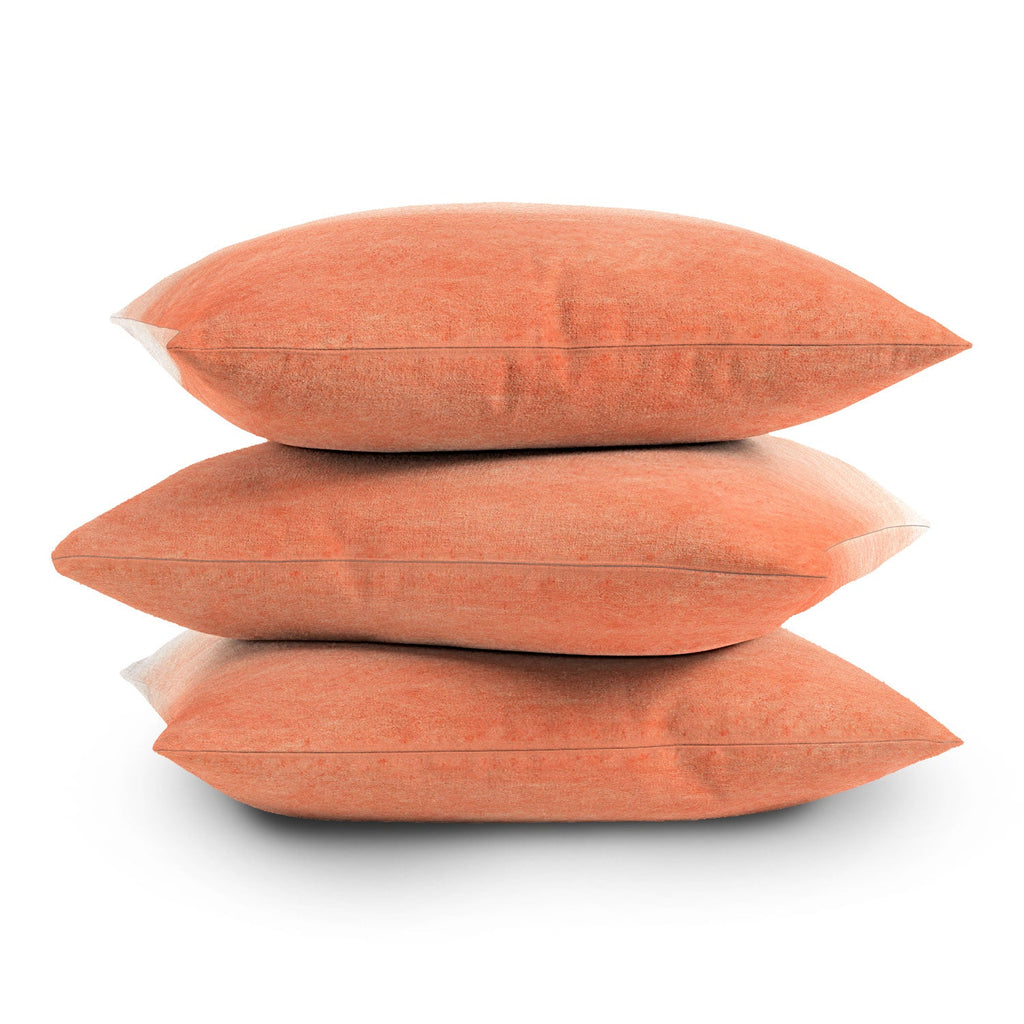 Social Proper Peach Ombre Throw Pillow