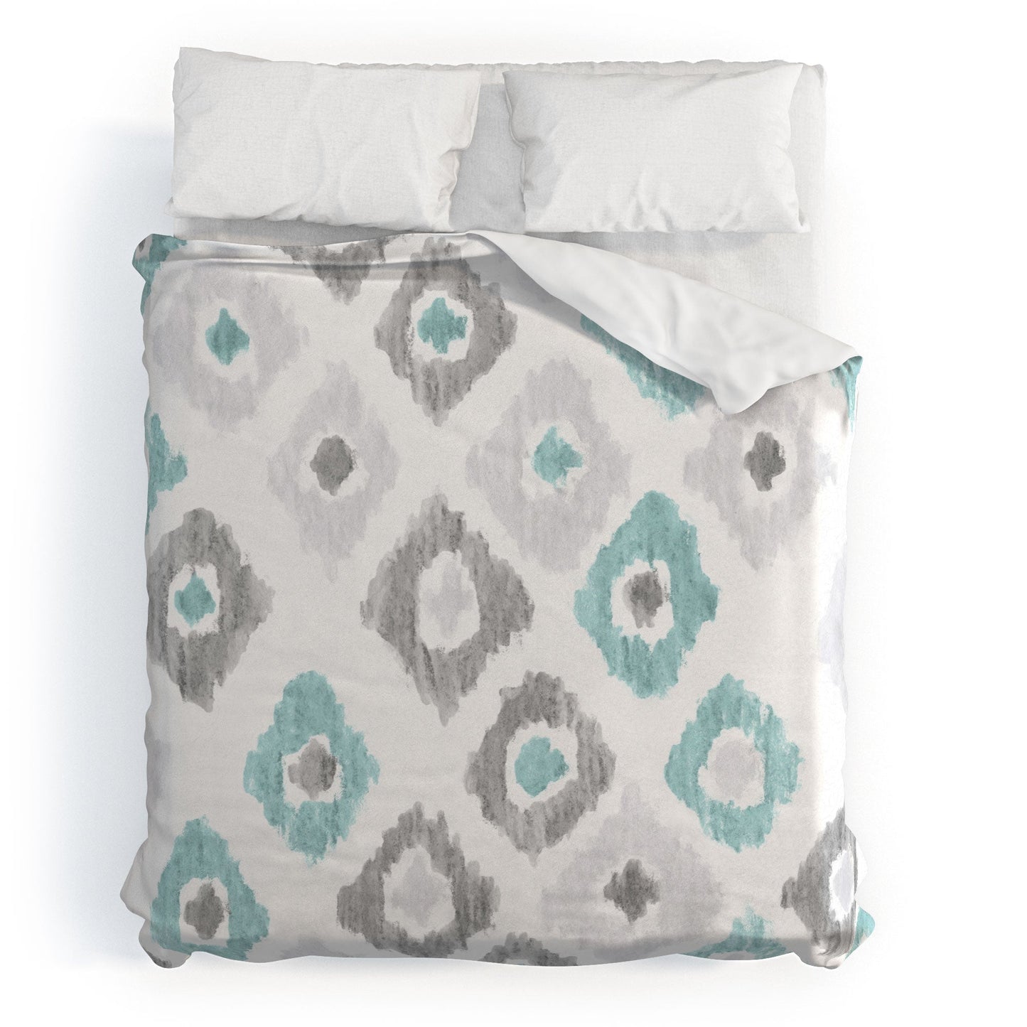 Social Proper Quiet Ikat Duvet Cover