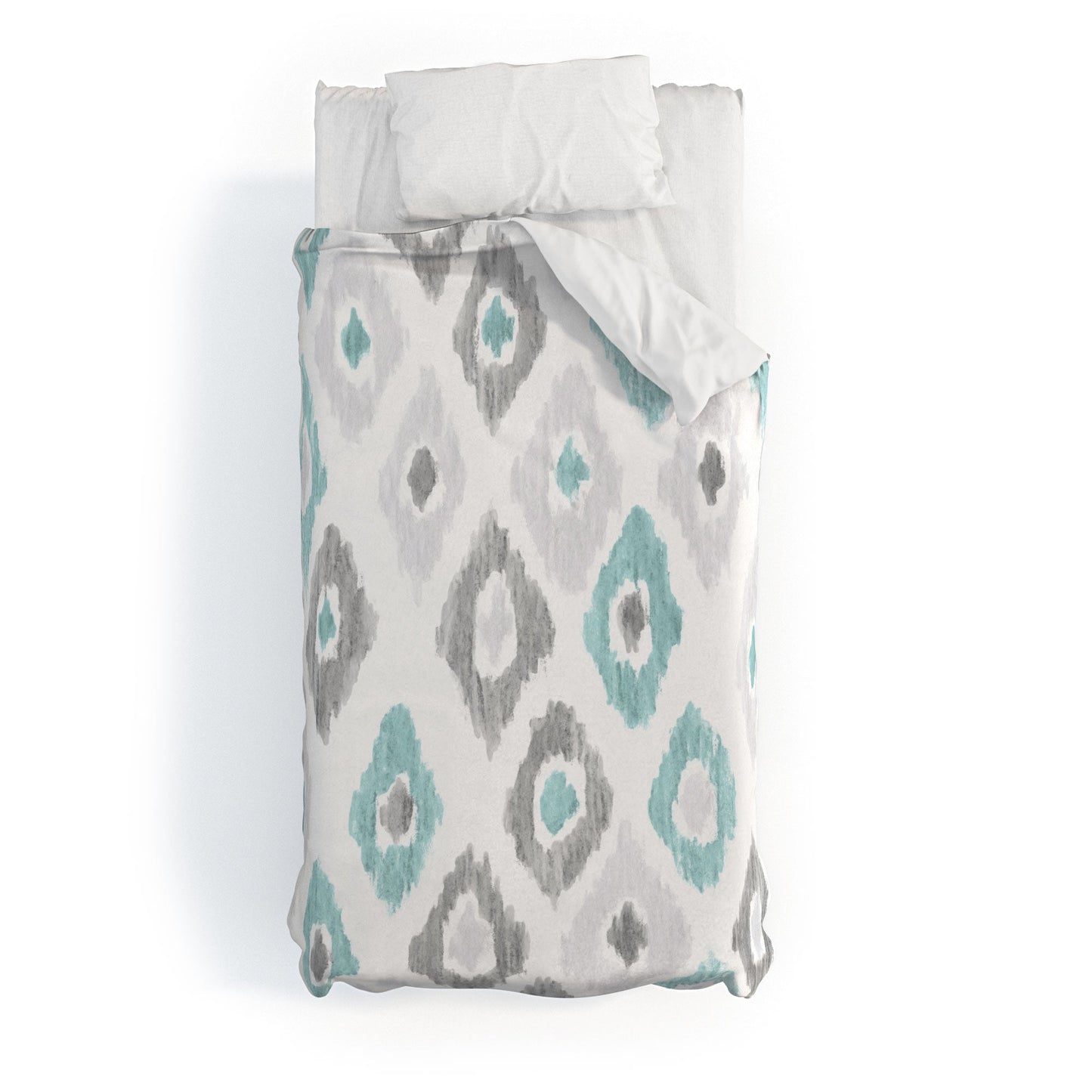 Social Proper Quiet Ikat Duvet Cover
