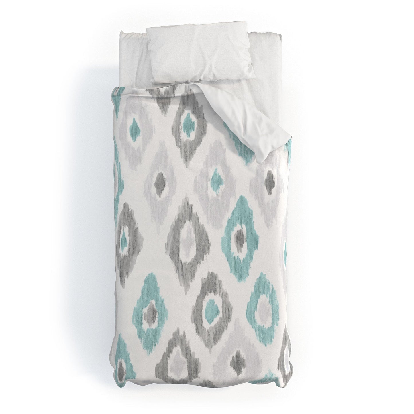 Social Proper Quiet Ikat Duvet Cover