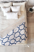 Social Proper Ringful Fleece Throw Blanket