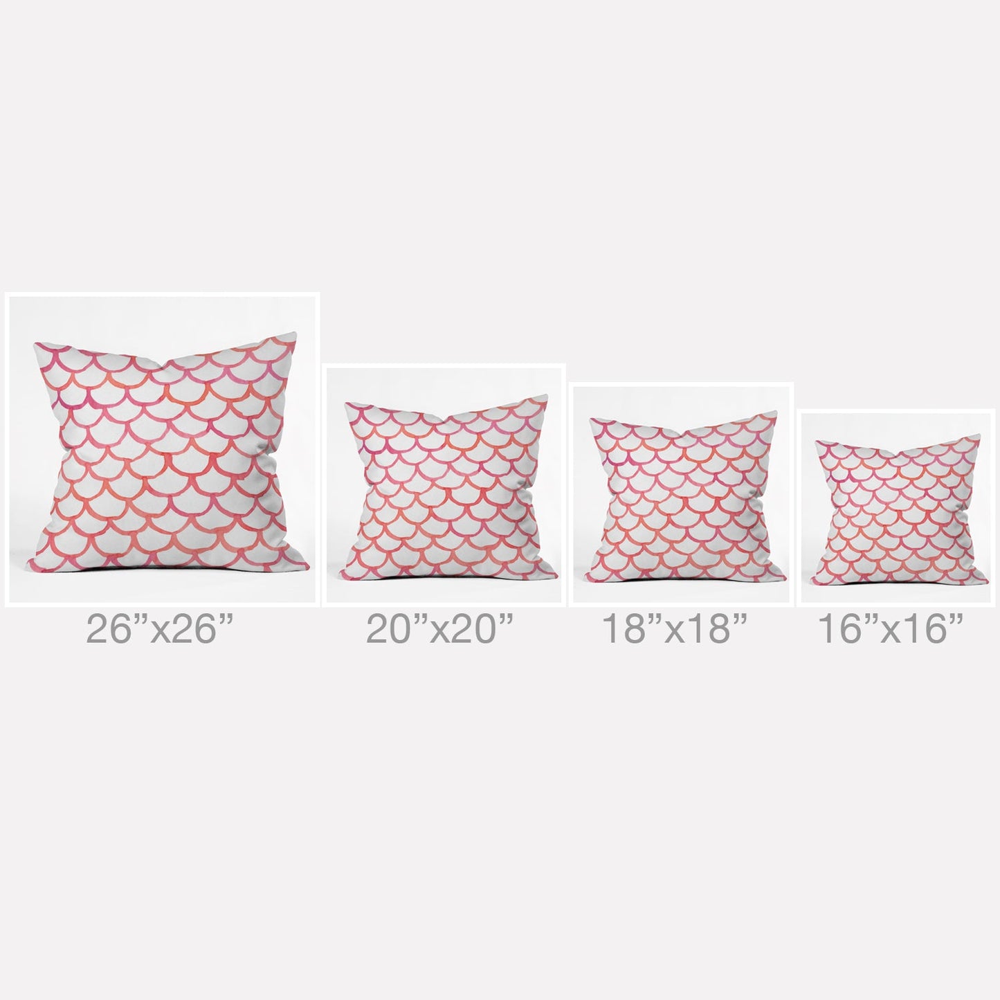 Social Proper Scalloppy Throw Pillow