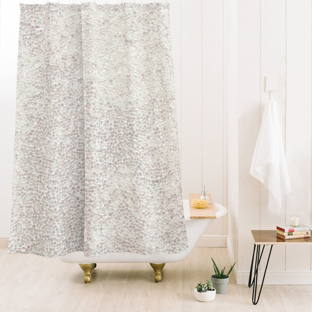 Social Proper Snowballs Shower Curtain