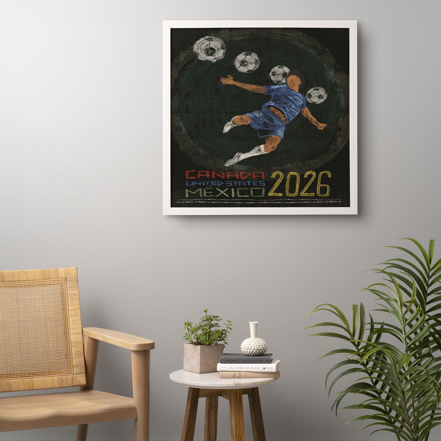 Society6 Design Studio Canada US Mexico 2026 Framed Wall Art