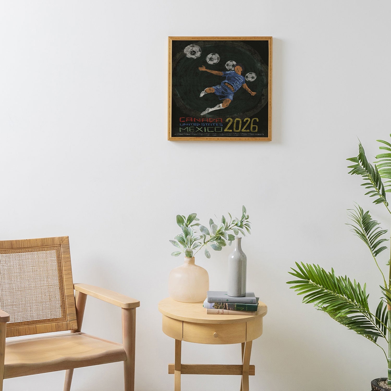Society6 Design Studio Canada US Mexico 2026 Framed Wall Art