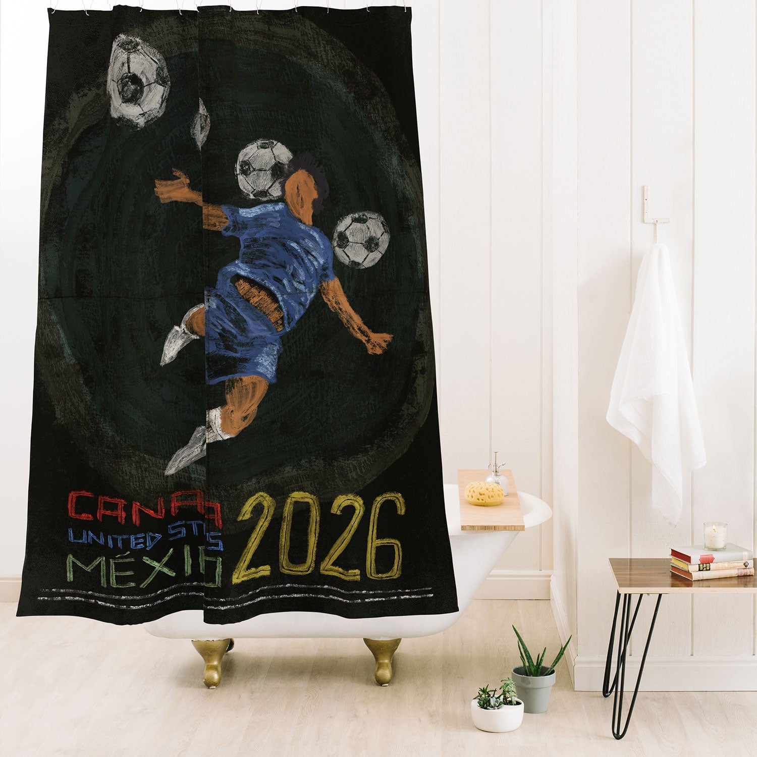 Society6 Design Studio Canada US Mexico 2026 Shower Curtain