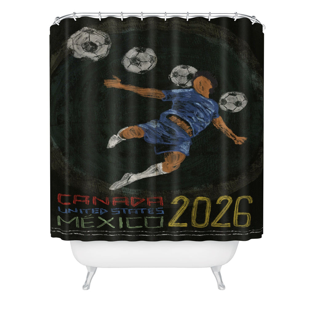 Society6 Design Studio Canada US Mexico 2026 Shower Curtain