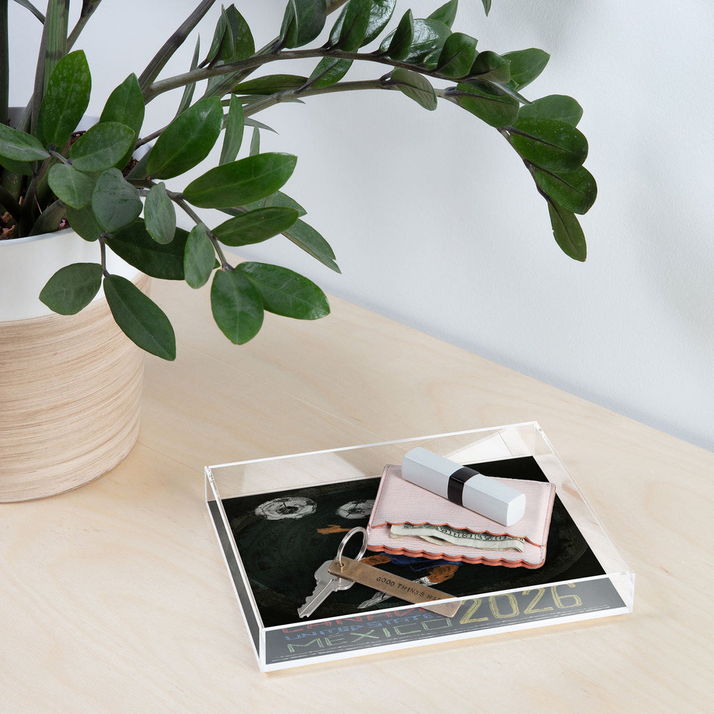 Society6 Design Studio Canada US Mexico 2026 Acrylic Tray