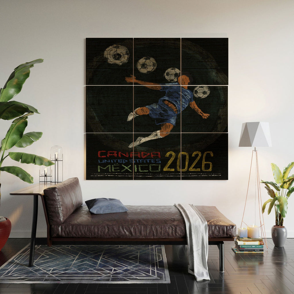 Society6 Design Studio Canada US Mexico 2026 Wood Wall Mural