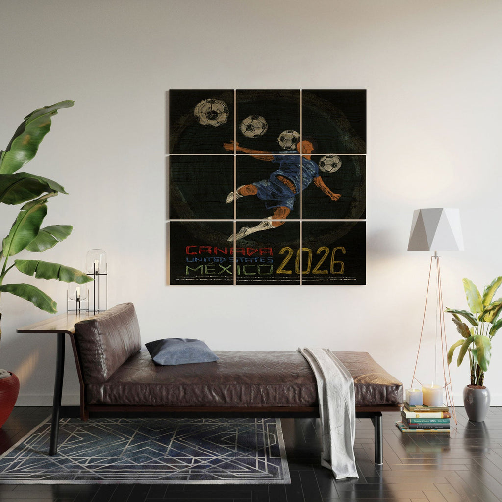 Society6 Design Studio Canada US Mexico 2026 Wood Wall Mural