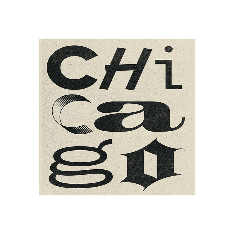 Society6 Design Studio Chicago Found Text Art Print