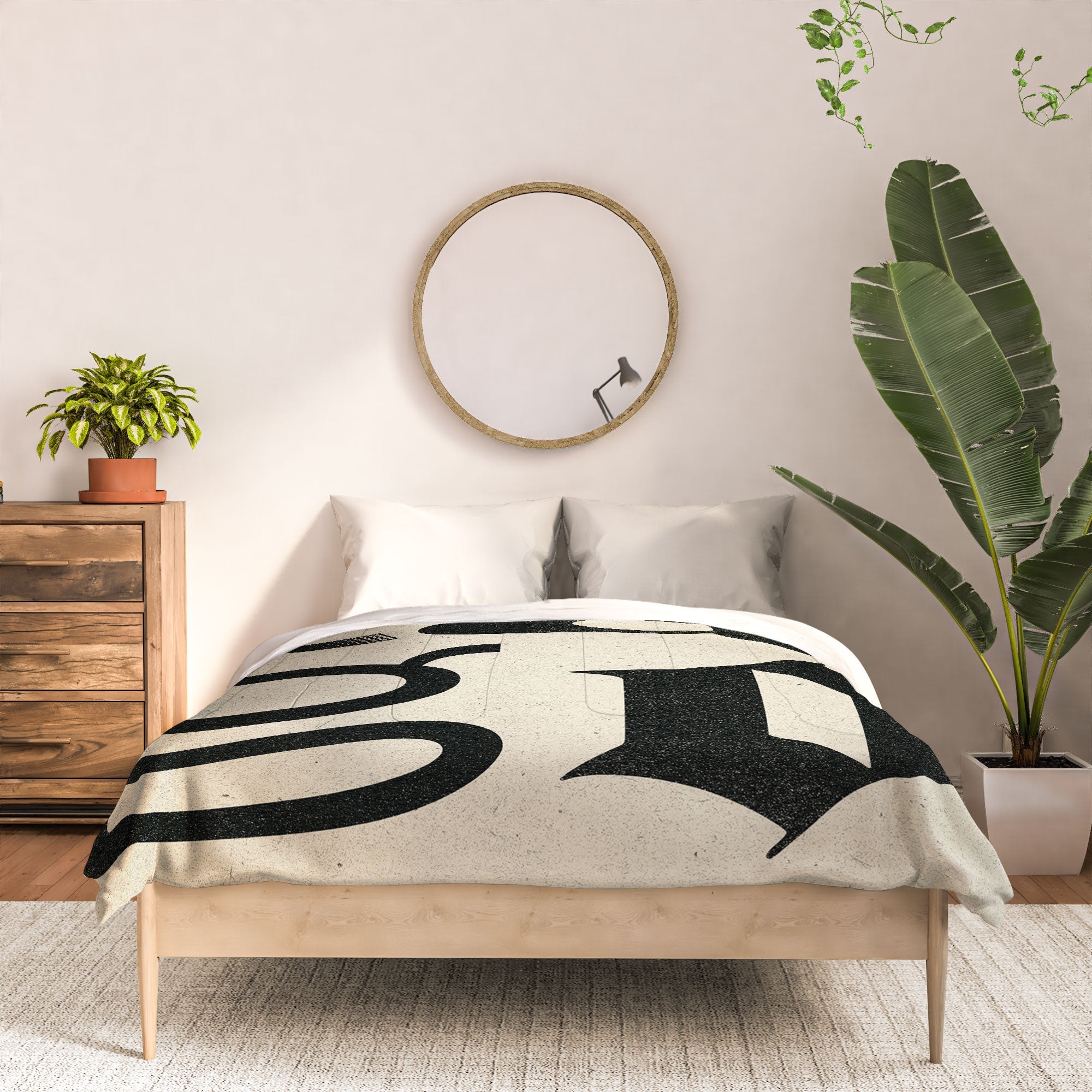 Society6 Design Studio Chicago Found Text Comforter