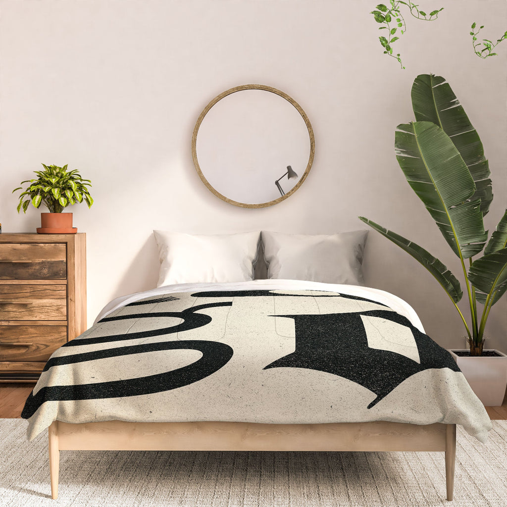 Society6 Design Studio Chicago Found Text Comforter