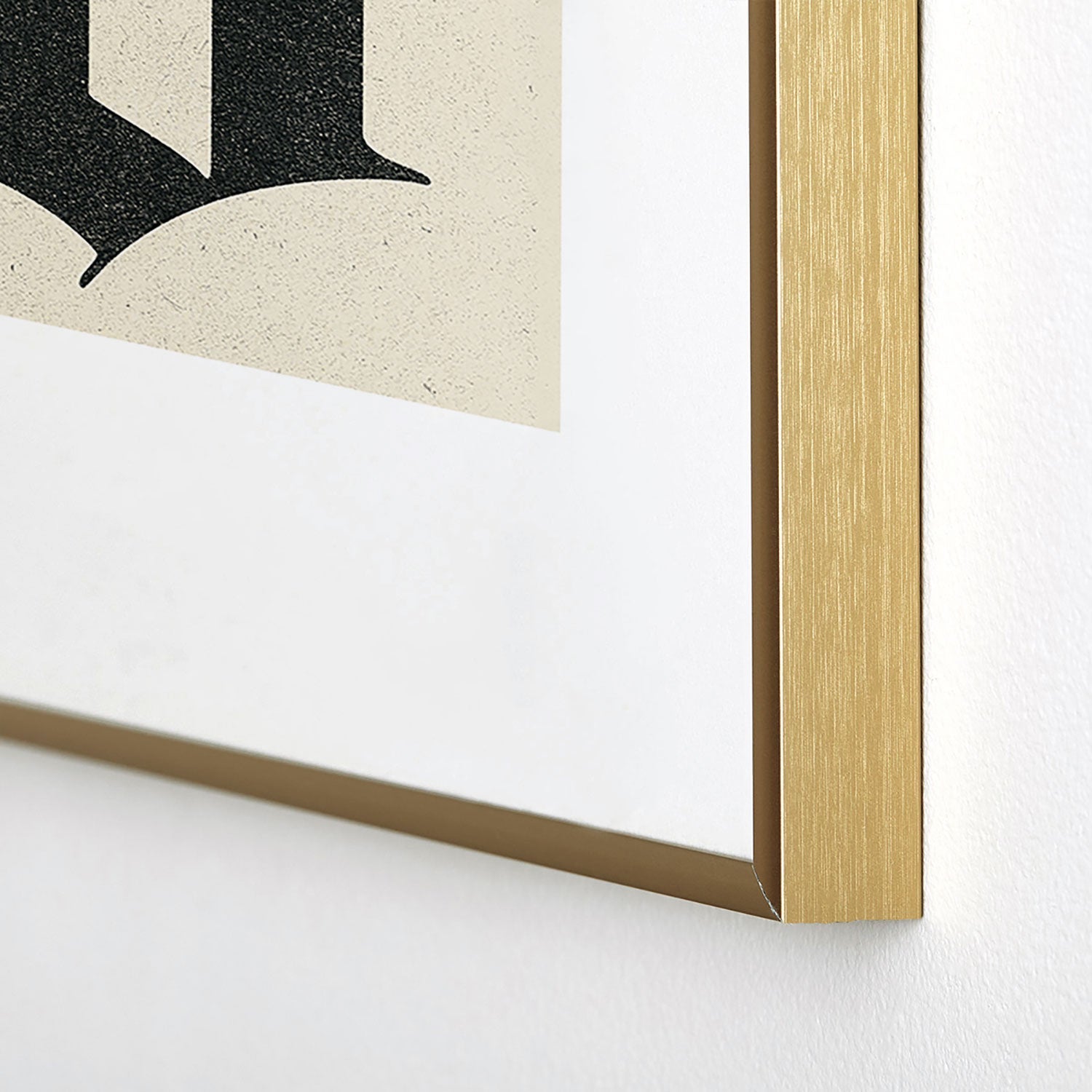 Society6 Design Studio Chicago Found Text Metal Framed Art Print