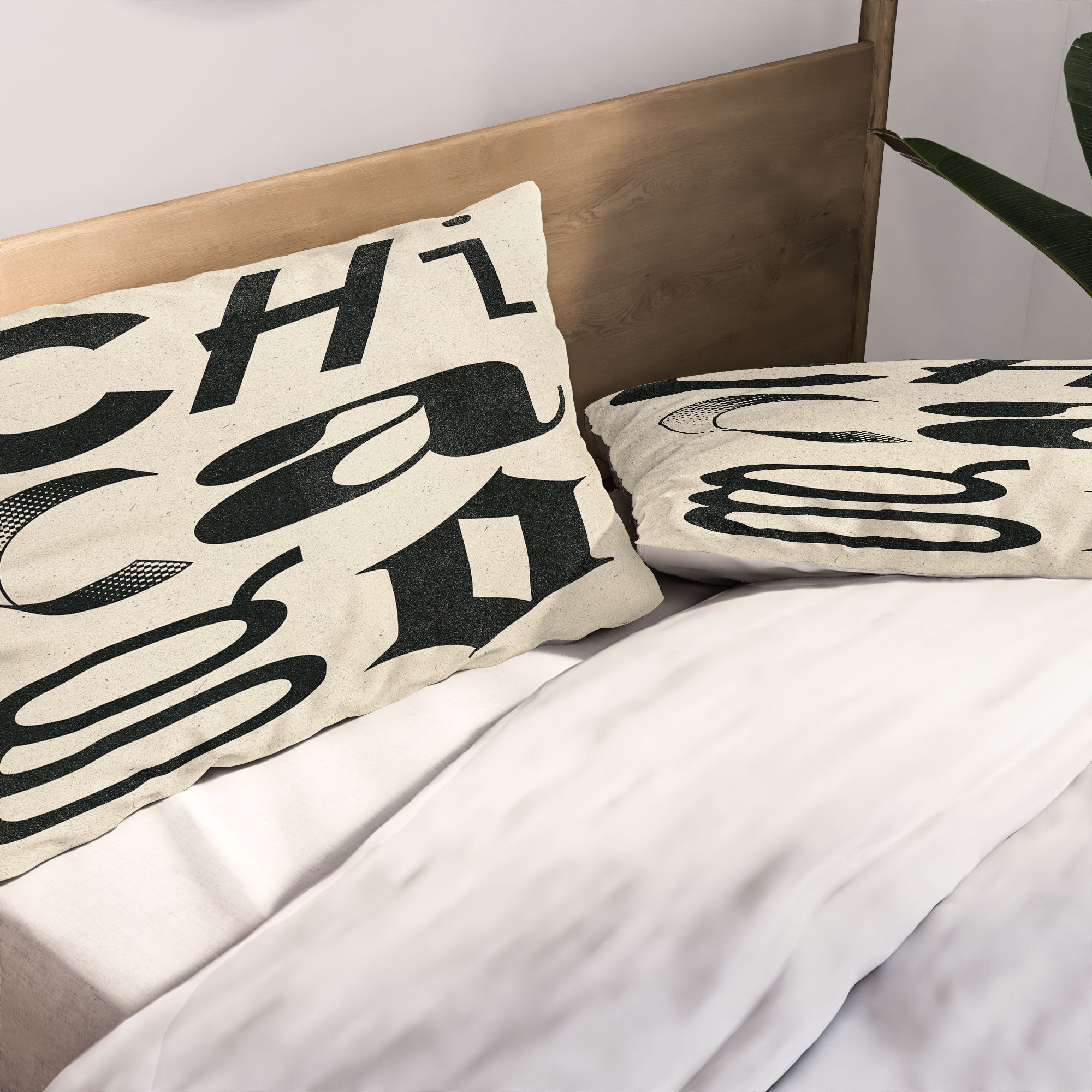 Society6 Design Studio Chicago Found Text Pillow Shams