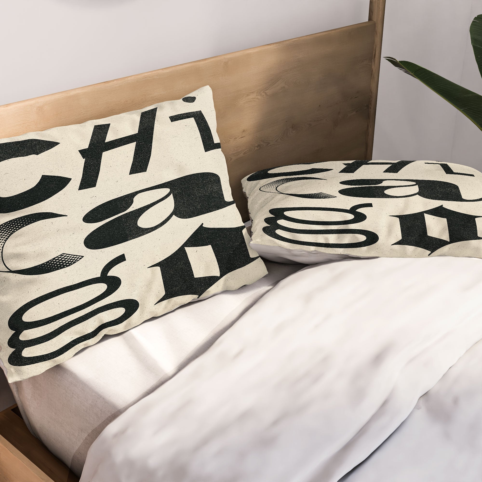 Society6 Design Studio Chicago Found Text Pillow Shams