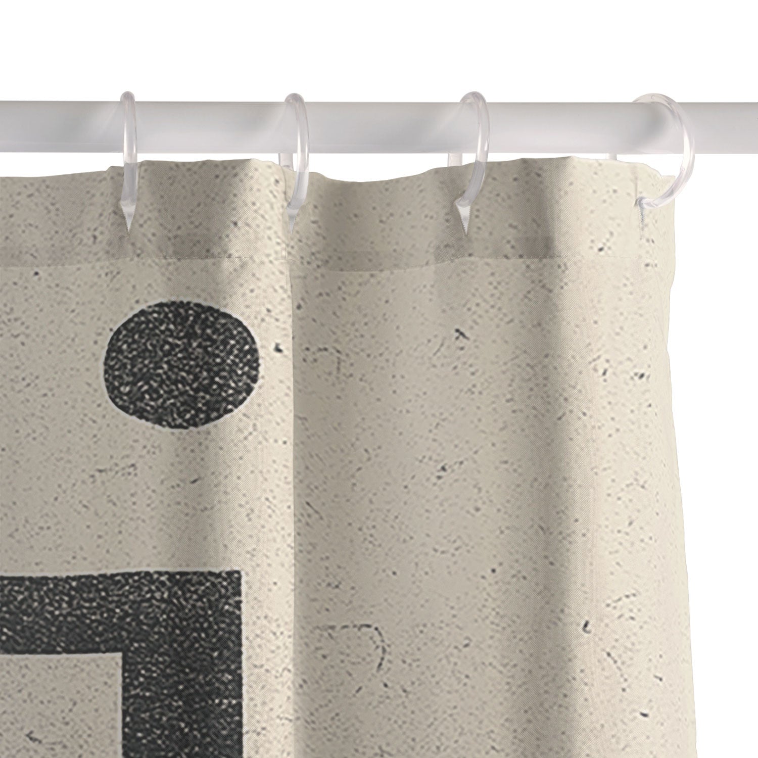 Society6 Design Studio Chicago Found Text Shower Curtain