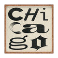 Society6 Design Studio Chicago Found Text Square Tray