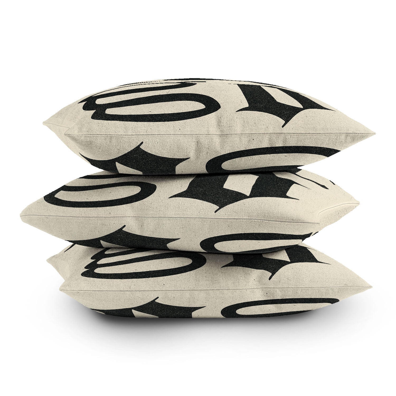 Society6 Design Studio Chicago Found Text Outdoor Throw Pillow
