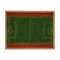 Society6 Design Studio Soccer Field Aerial Painting Rectangular Tray
