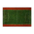 Society6 Design Studio Soccer Field Aerial Painting Welcome Mat