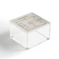 Society6 Design Studio Soccer Pitch Dimensions Acrylic Box