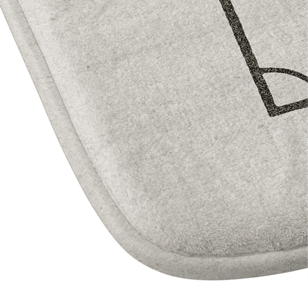 Society6 Design Studio Soccer Pitch Dimensions Memory Foam Bath Mat