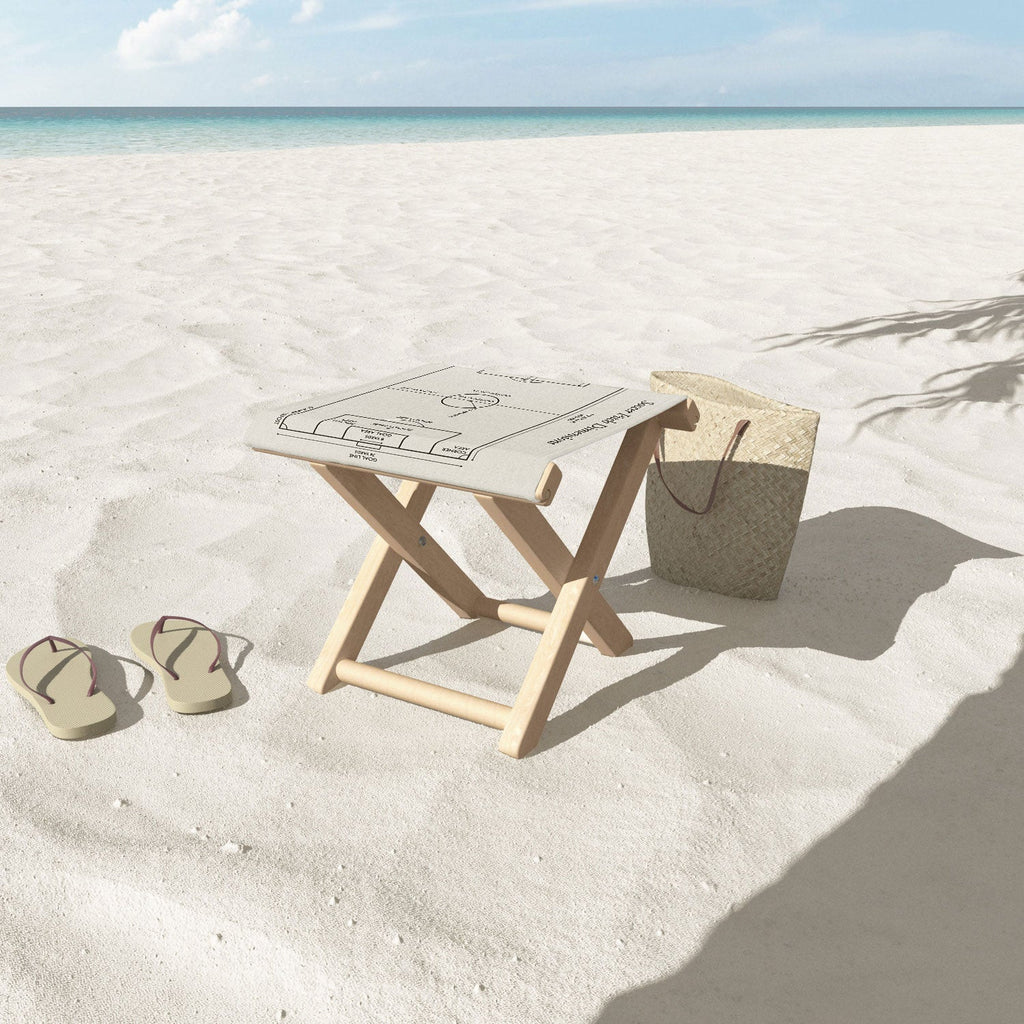 Society6 Design Studio Soccer Pitch Dimensions Folding Stool