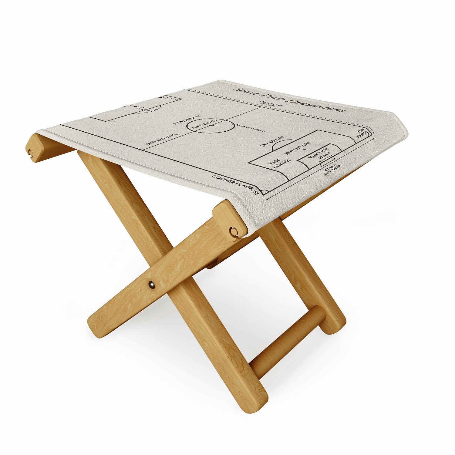 Society6 Design Studio Soccer Pitch Dimensions Folding Stool