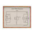 Society6 Design Studio Soccer Pitch Dimensions Rectangular Tray