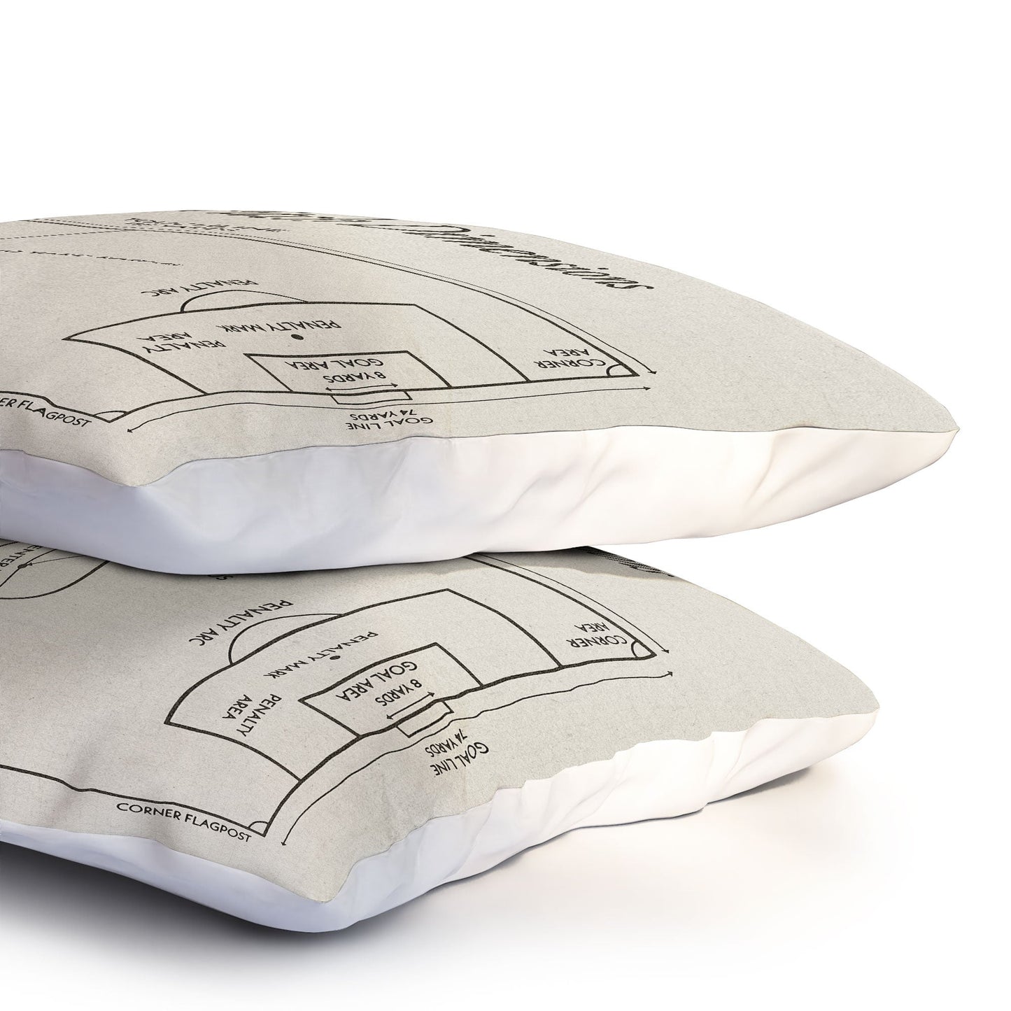 Society6 Design Studio Soccer Pitch Dimensions Pillow Shams