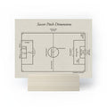 Society6 Design Studio Soccer Pitch Dimensions Mini Art Print