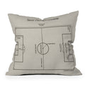Society6 Design Studio Soccer Pitch Dimensions Outdoor Throw Pillow
