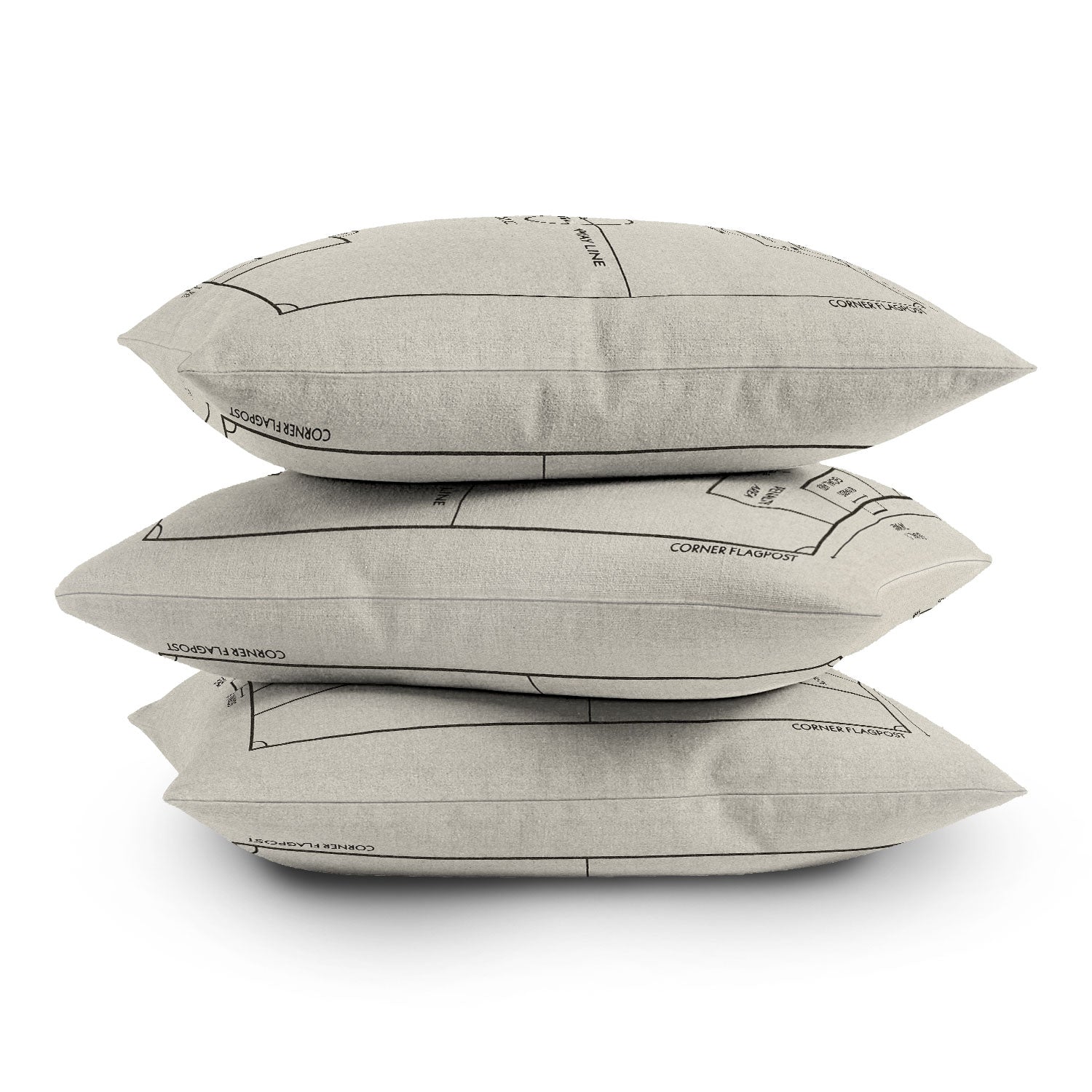 Society6 Design Studio Soccer Pitch Dimensions Outdoor Throw Pillow