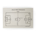 Society6 Design Studio Soccer Pitch Dimensions Welcome Mat