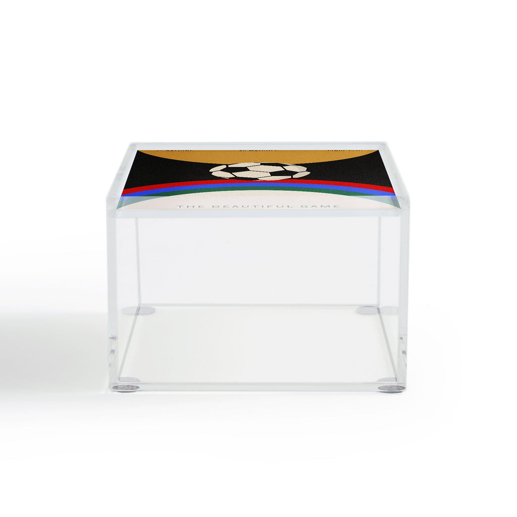 Society6 Design Studio The Beautiful Game Acrylic Box
