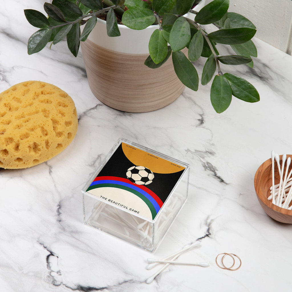 Society6 Design Studio The Beautiful Game Acrylic Box